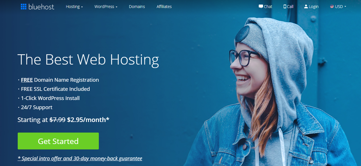 bluehost webhosting