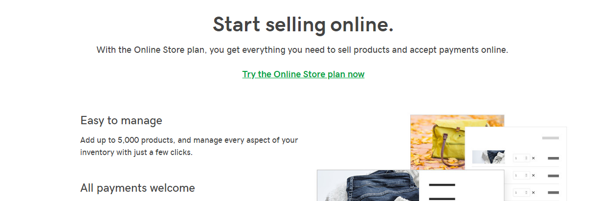 godaddy online store