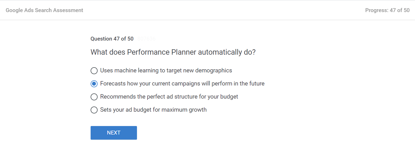 What Does Performance Planner Automatically Do