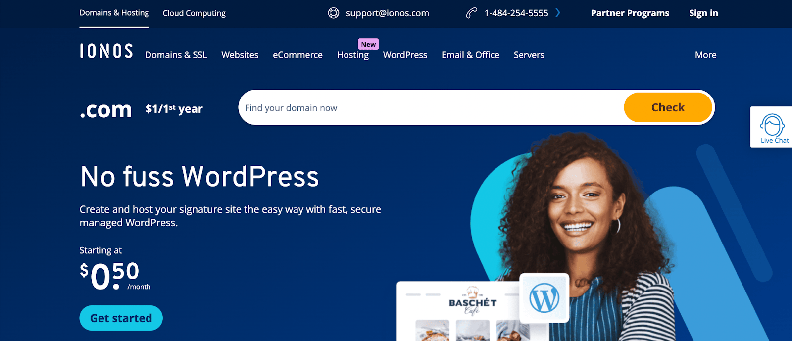 1 & 1 Ionos Webhosting Review