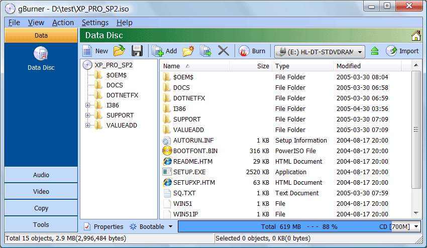 Cd Dvd Bd Image File Processing Tool
