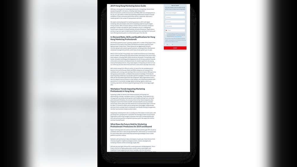 2019 Tech & Digital Marketing Salary Guide