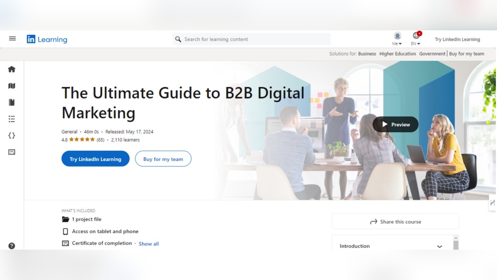 [Author] the Ultimate Guide to B2B Digital Marketing Course