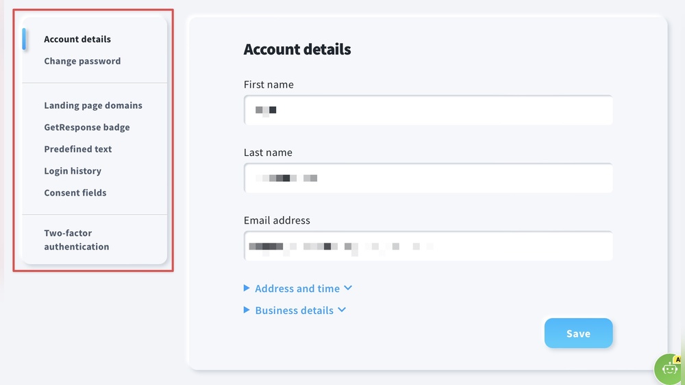 How to Change from Name on Getresponse