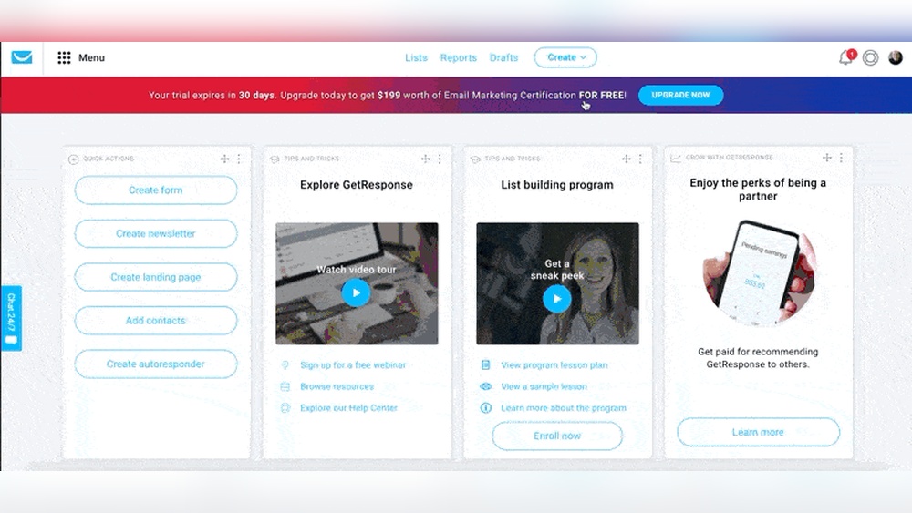 How to Get Html Code for Getresponse List