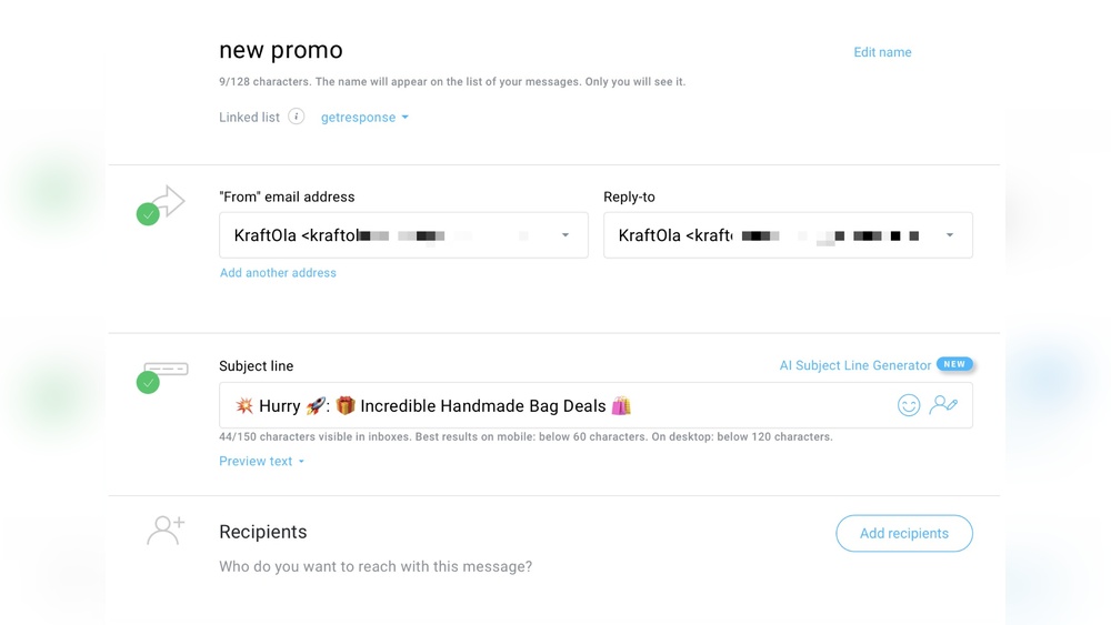 How to Send Newsletter Using Getresponse